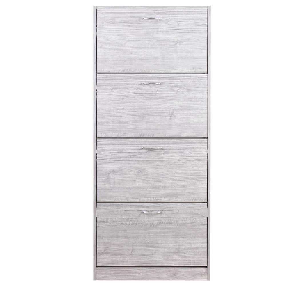 Scarpiera 4Ante Doppia Profondità Salvaspazio Grigio 63x24 H150cm Legno Mdf in Scarpiere Danyx - Casoria, commercioVirtuoso.it