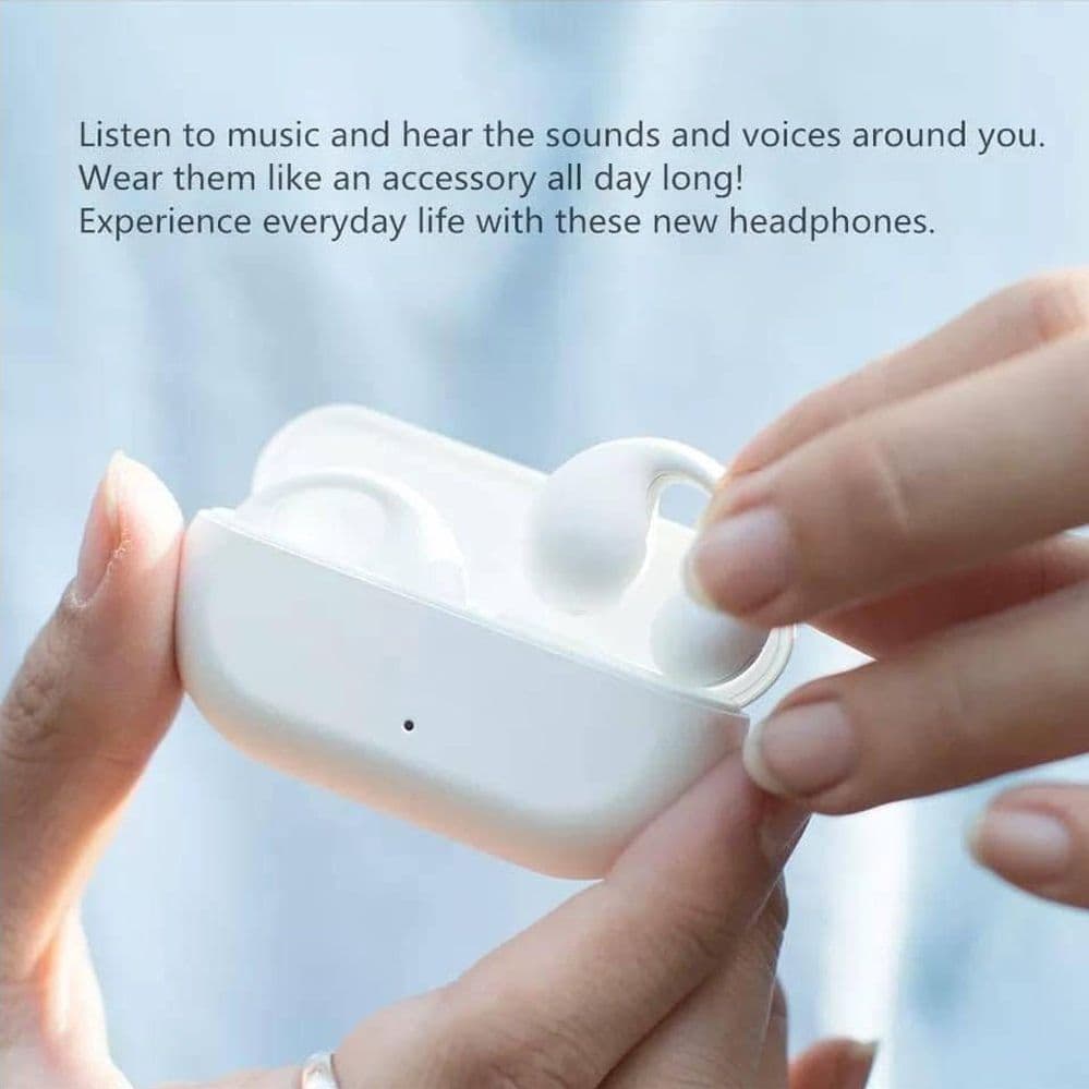 AURICOLARI CUFFIE BLUETOOTH APERTI A ORECCHINO WIRELESS TWS SENZA FILI PER SPORT in Cuffie In-Ear Trade Shop italia - Napoli, commercioVirtuoso.it
