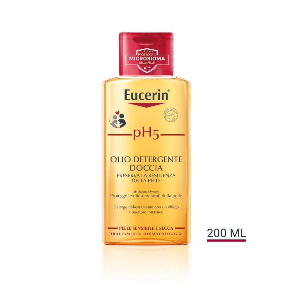 Eucerin PH5 olio detergente doccia per pelle sensibile e secca 200ml