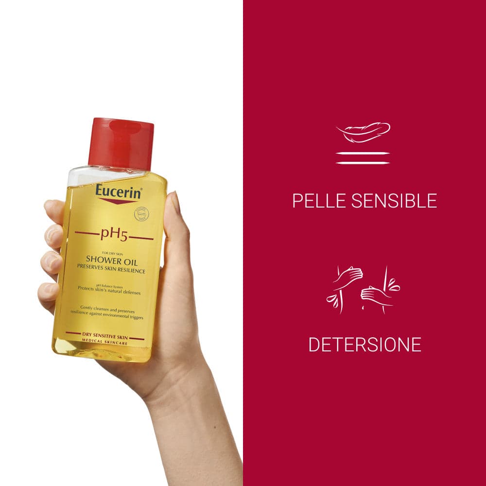 Eucerin PH5 olio detergente doccia per pelle sensibile e secca 200ml in Oli e balsami corpo per doccia Clubfarma - Melilli, commercioVirtuoso.it