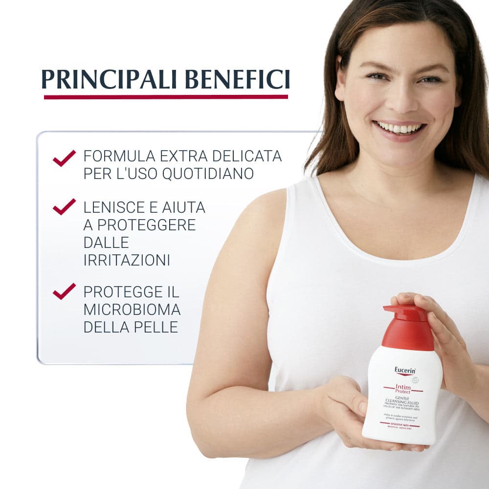 Eucerin Intim Protect detergente intimo delicato per pelli sensibili 250ml in Lavaggi e clisteri Clubfarma - Melilli, commercioVirtuoso.it