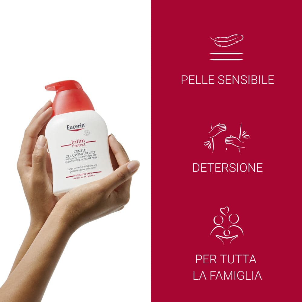 Eucerin Intim Protect detergente intimo delicato per pelli sensibili 250ml in Lavaggi e clisteri Clubfarma - Melilli, commercioVirtuoso.it