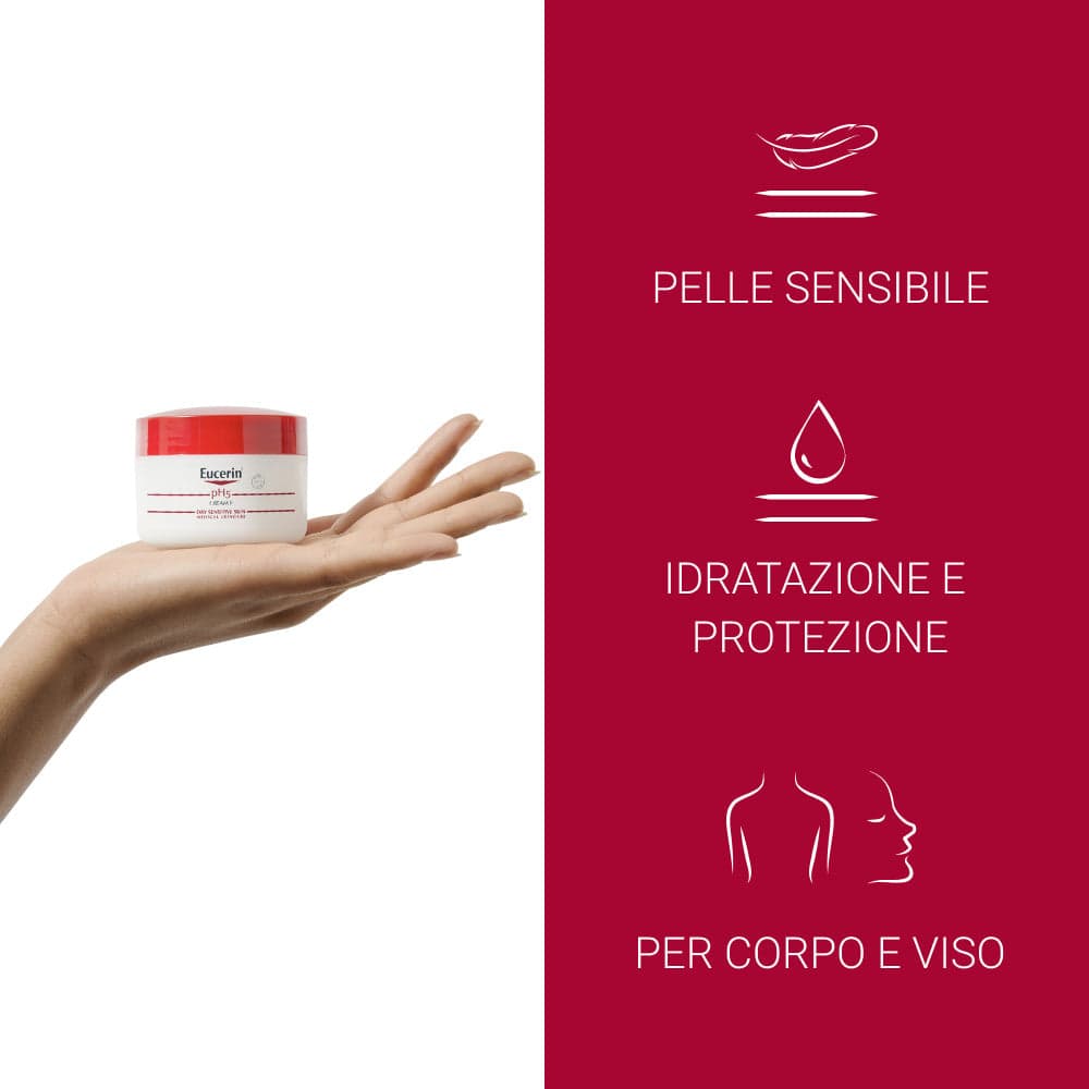 Eucerin PH5 crema viso e corpo per pelle sensibile 75ml in Creme per il corpo Clubfarma - Melilli, commercioVirtuoso.it