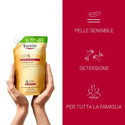 Eucerin PH5 refill olio detergente doccia per pelle sensibile e secca 400ml in Oli e balsami corpo per doccia Clubfarma - Melilli, commercioVirtuoso.it
