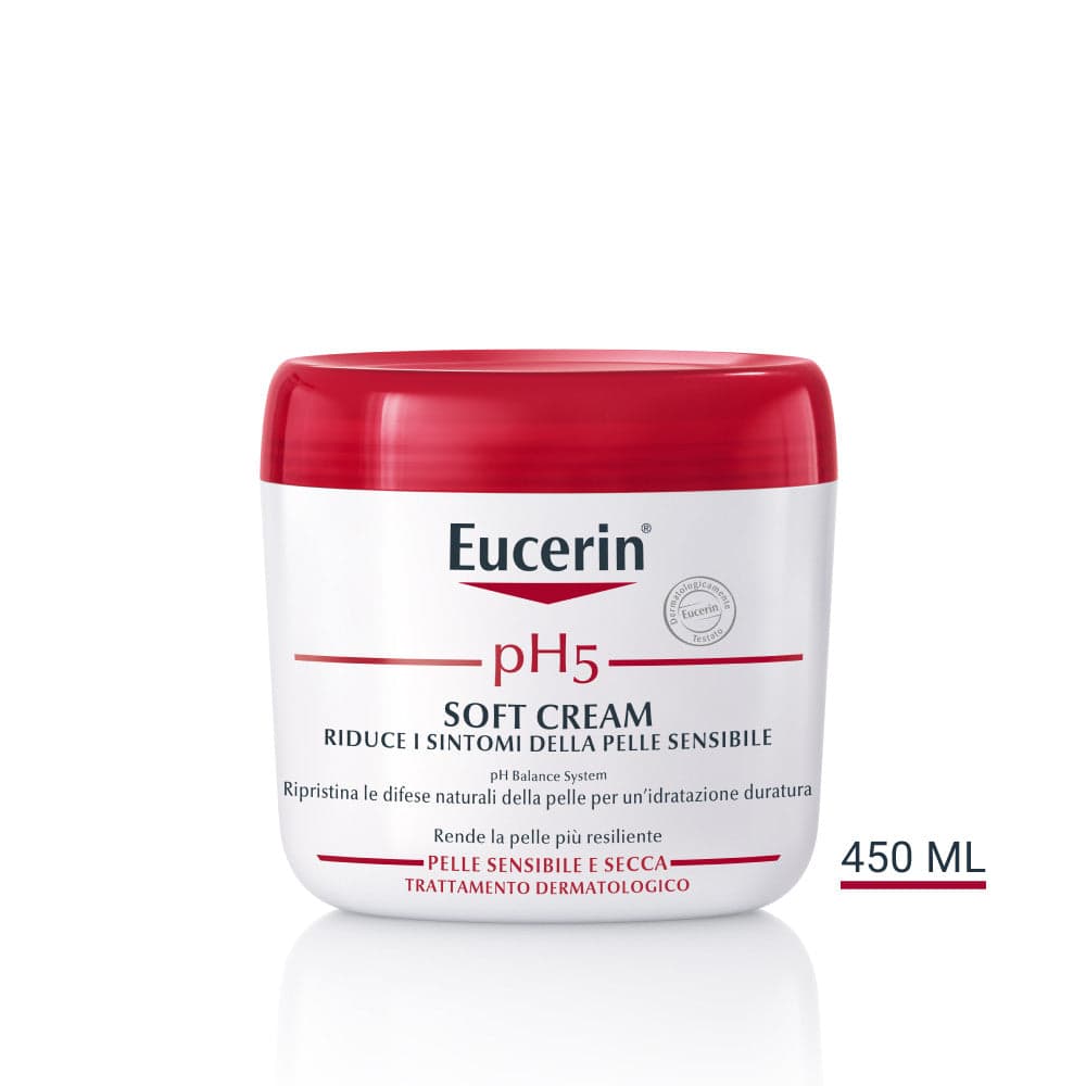 Eucerin PH5 soft cream per pelle sensibile e secca 450ml in Creme per il corpo Clubfarma - Melilli, commercioVirtuoso.it