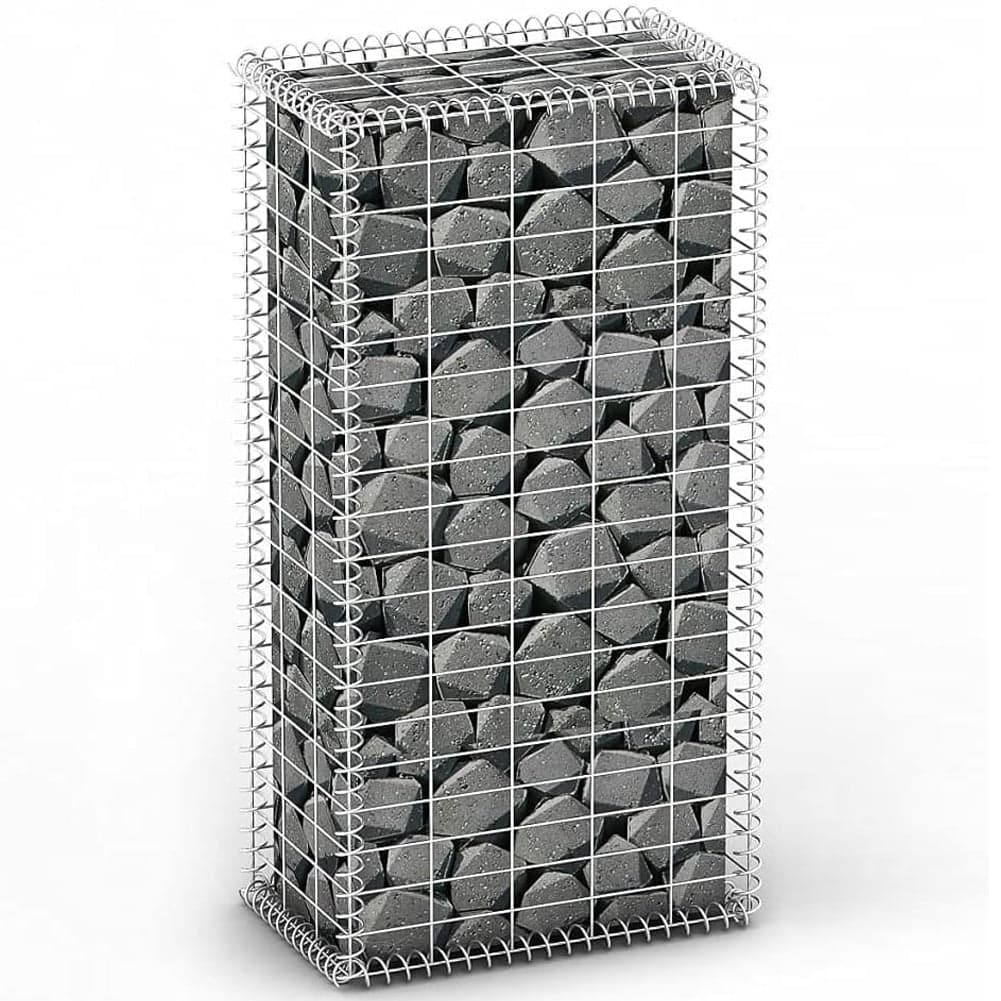 Rete Gabbione Giardino in Acciaio Galvanizzato 100x50x30 cm per Recinzioni e Muretti in Recinzioni decorative Danyx - Casoria, commercioVirtuoso.it