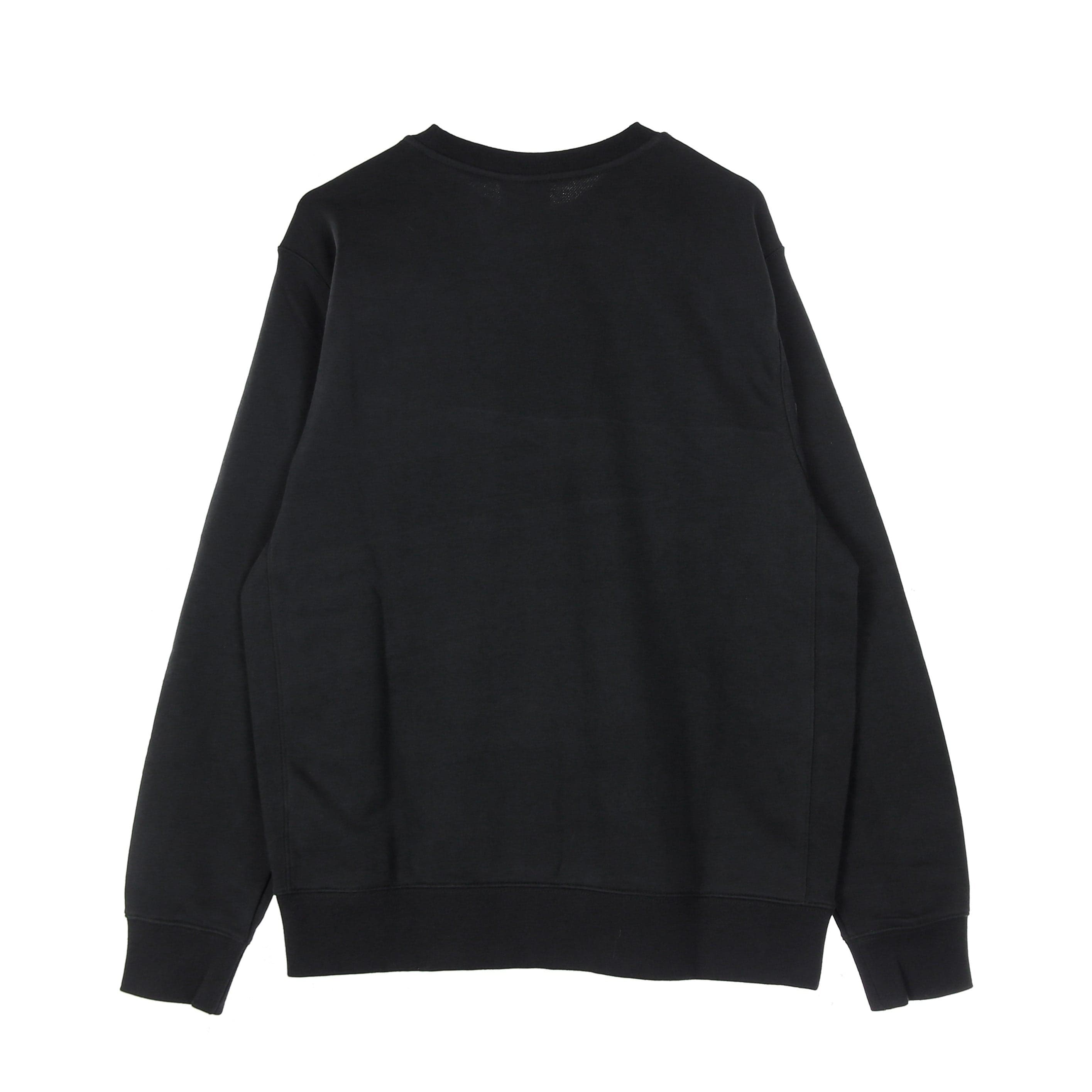 Nike Felpa Leggera Girocollo Uomo Sportswear Club Black/white da uomo
