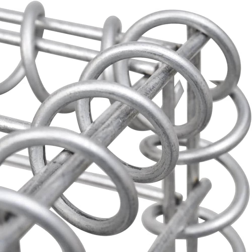 Rete Gabbione Giardino in Acciaio Galvanizzato 100x50x30 cm per Recinzioni e Muretti in Recinzioni decorative Danyx - Casoria, commercioVirtuoso.it