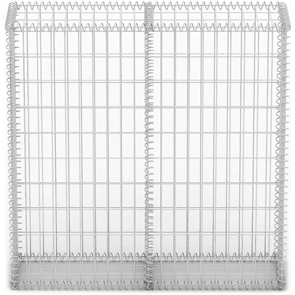 Rete Gabbione Giardino in Acciaio Galvanizzato 100x20x100 cm per Recinzioni e Muretti in Recinzioni decorative Danyx - Casoria, commercioVirtuoso.it