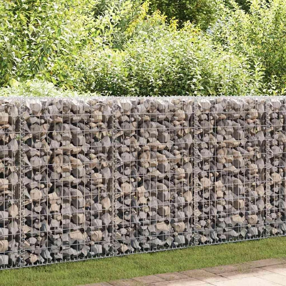 Rete Gabbione Giardino in Acciaio Galvanizzato 100x80x30 cm per Recinzioni e Muretti in Recinzioni decorative Danyx - Casoria, commercioVirtuoso.it