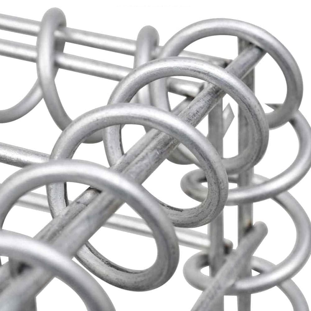 Rete Gabbione Giardino in Acciaio Galvanizzato 100x30x30 cm per Recinzioni e Muretti in Recinzioni decorative Danyx - Casoria, commercioVirtuoso.it