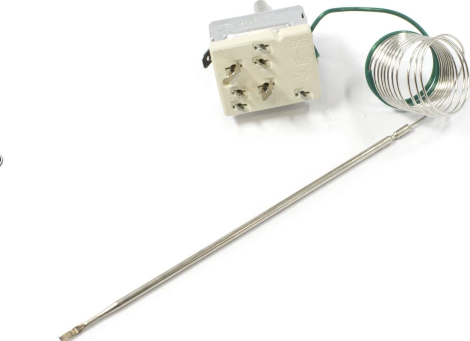 TERMOSTATO CON SONDA 2 CONTATTI 285°C PER FORNO BEKO ARCELIK 263100015 in prodotto EuroStore07 - Alatri, commercioVirtuoso.it
