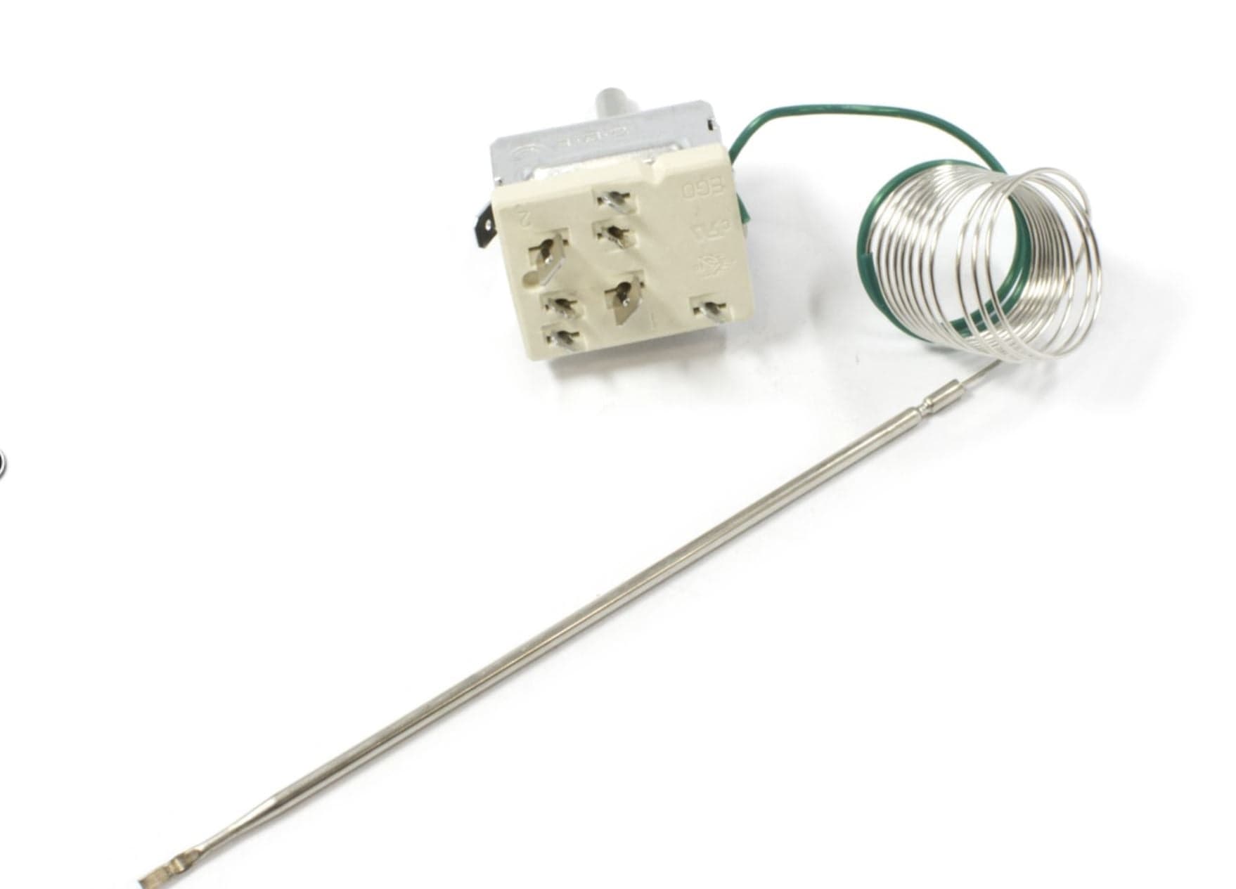 TERMOSTATO CON SONDA 2 CONTATTI 285°C PER FORNO BEKO ARCELIK 263100015 in prodotto EuroStore07 - Alatri, commercioVirtuoso.it