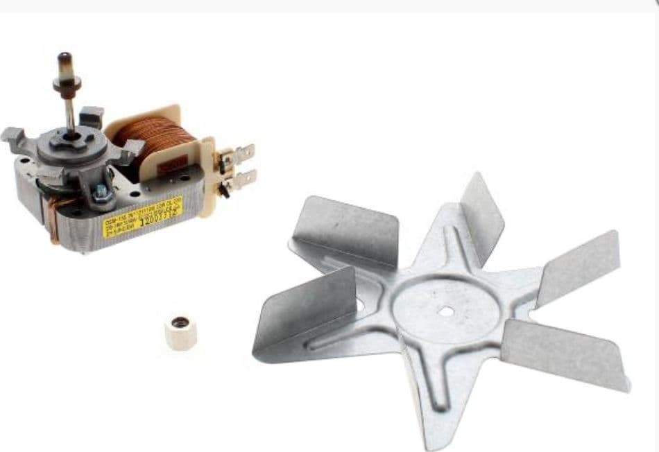 MOTOVENTILATORE COMPLETO PER FORNO VENTILATO ARISTON INDESIT C00533053 ORIGINALE in prodotto EuroStore07 - Alatri, commercioVirtuoso.it