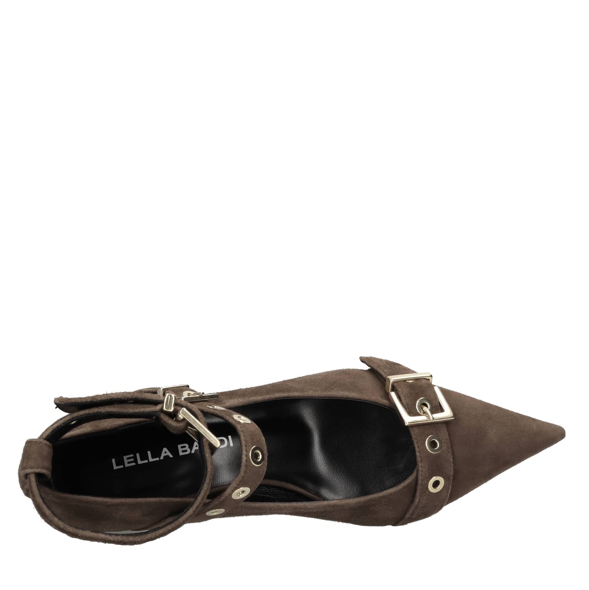 Lella Baldi Scarpe con Tacco Marrone da donna in Scarpe da ballo da donna Drestige - Casamassima, commercioVirtuoso.it
