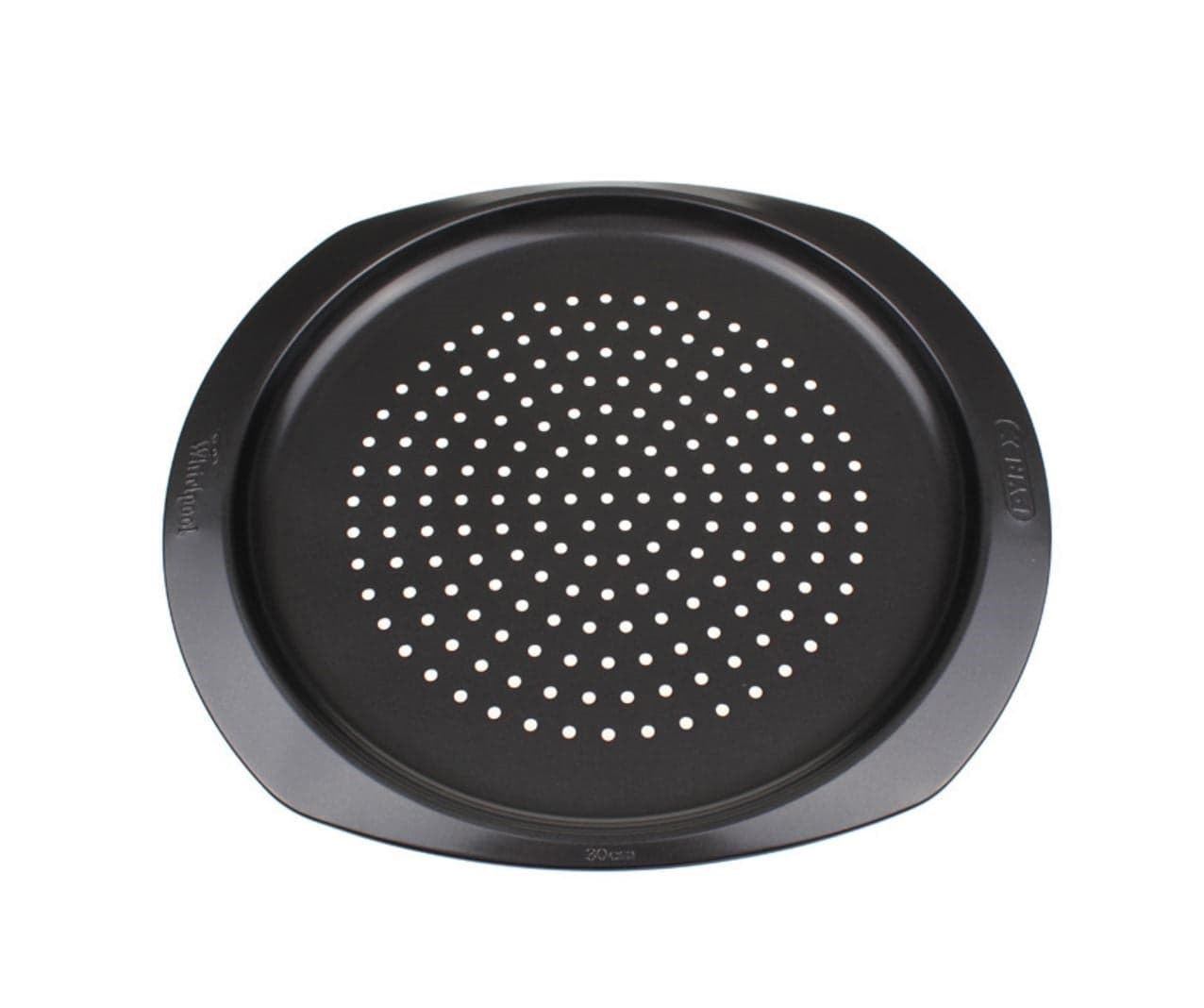 PIATTO PIZZA TEGLIA ANTIADERENTE FORATA DA 30cm WHIRLPOOL 481281718796 ORIGINALE in prodotto EuroStore07 - Alatri, commercioVirtuoso.it