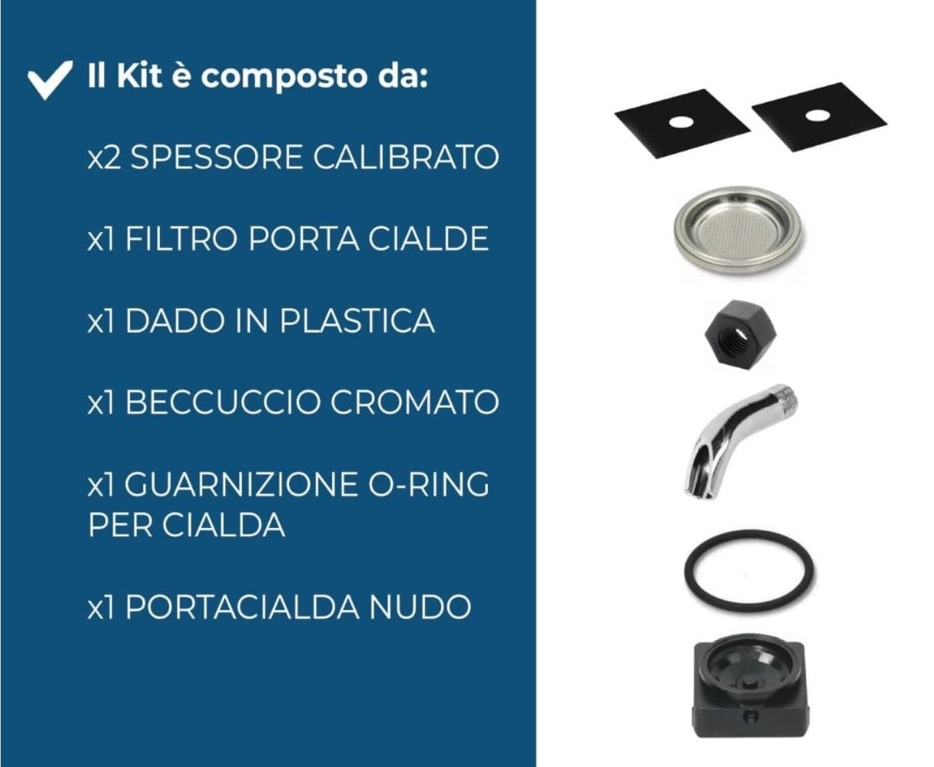 RICAMBI ORIGINALI KIT MANUTENZIONE COMPLETO PER MACCHINA DA CAFFÈ DIDIESSE FROG in prodotto EuroStore07 - Alatri, commercioVirtuoso.it