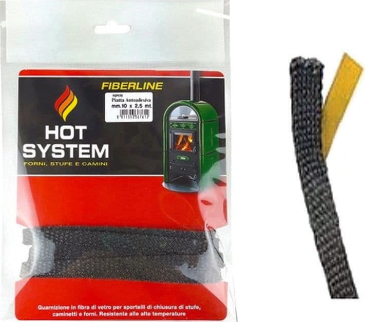 GUARNIZIONE IN FIBRA DI VETRO PER ALTE TEMPERATURE AUTOADESIVA - mm.15x2,5 mt. in prodotto EuroStore07 - Alatri, commercioVirtuoso.it