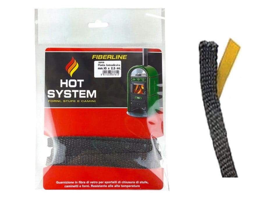 GUARNIZIONE IN FIBRA DI VETRO PER ALTE TEMPERATURE AUTOADESIVA - mm.15x2,5 mt. in prodotto EuroStore07 - Alatri, commercioVirtuoso.it