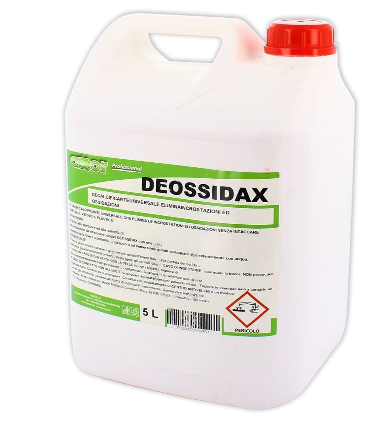 Deossidax decalcificante boiler e caldaie ad esclusivo uso professionale da 5lt in prodotto EuroStore07 - Alatri, commercioVirtuoso.it
