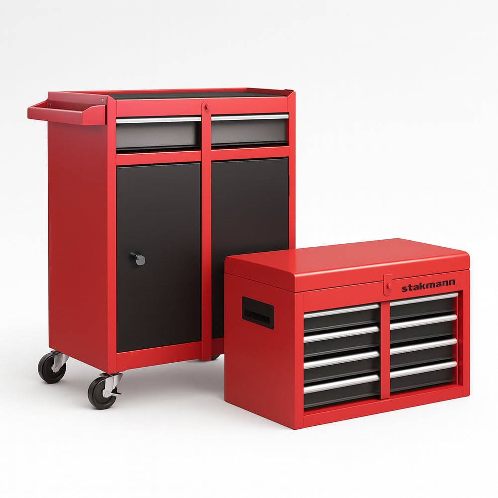 Carrello Portautensili 2in1 5 Cassetti Mobiletto Staccabile per Garage e Officina Rosso in Armadi per utensili Danyx - Casoria, commercioVirtuoso.it
