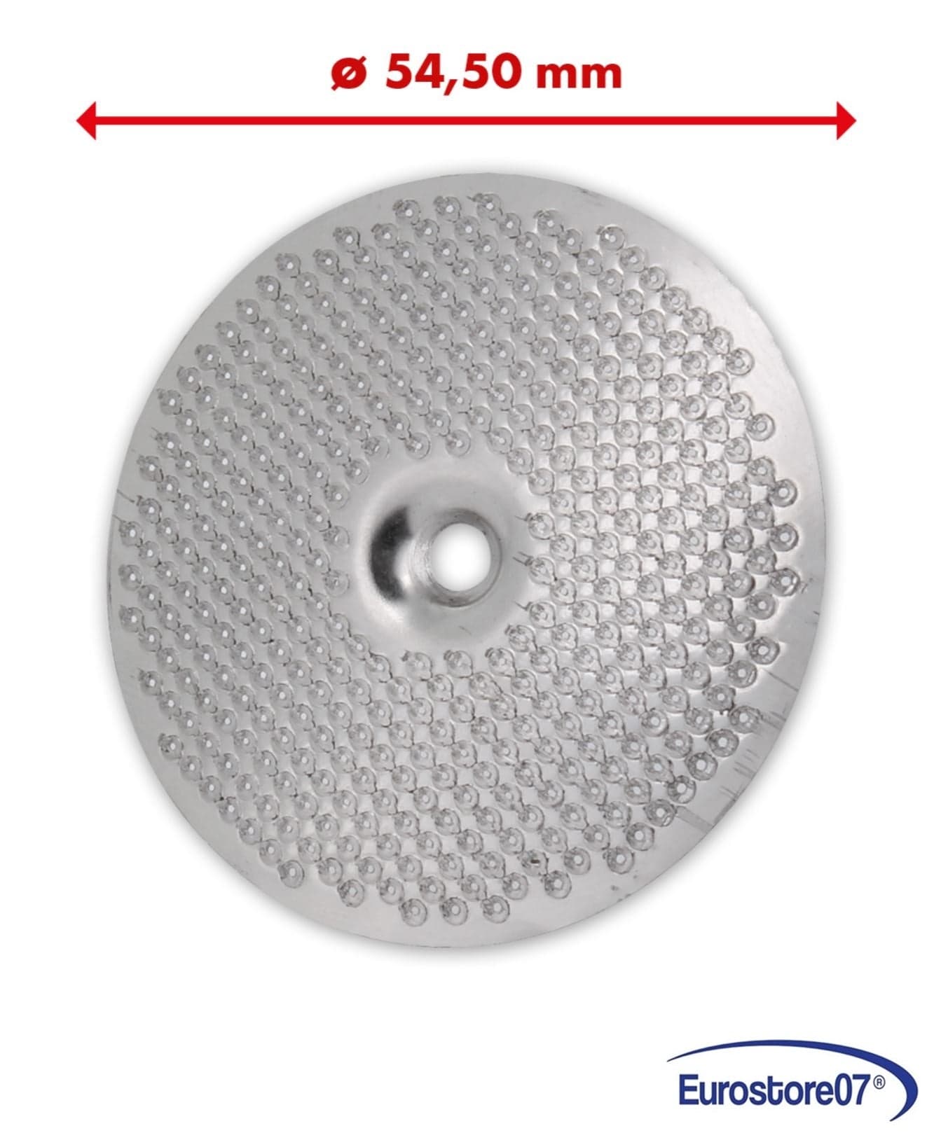 Disco doccia acciaio ø 54,50 mm ADATTABILE GAGGIA cod. 996530054322 CAFFETTIERA