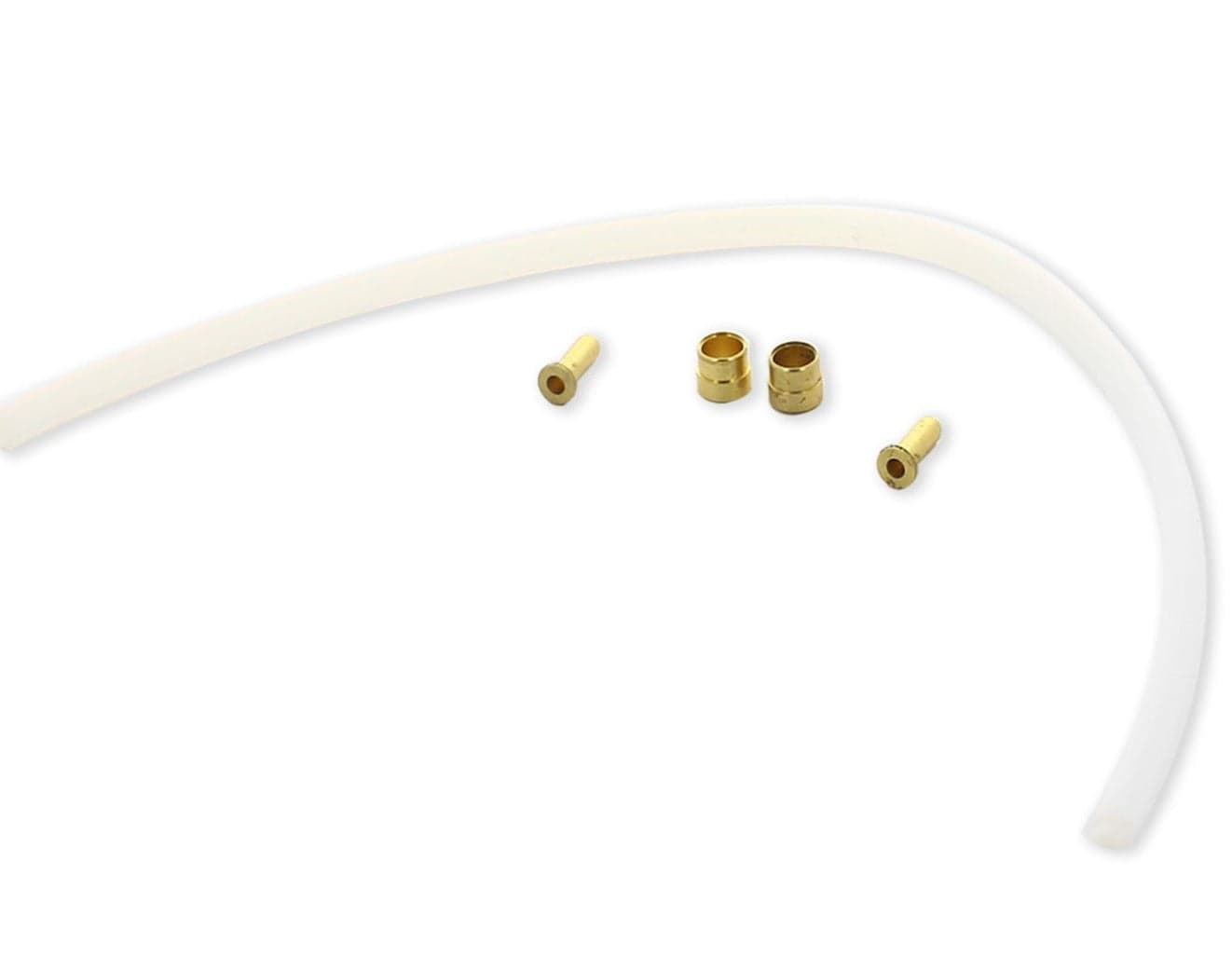 macchina caffe' Tubo ptfe - 30cm + 2 boccole 2 rinforzi Ø 4*6mm in prodotto EuroStore07 - Alatri, commercioVirtuoso.it