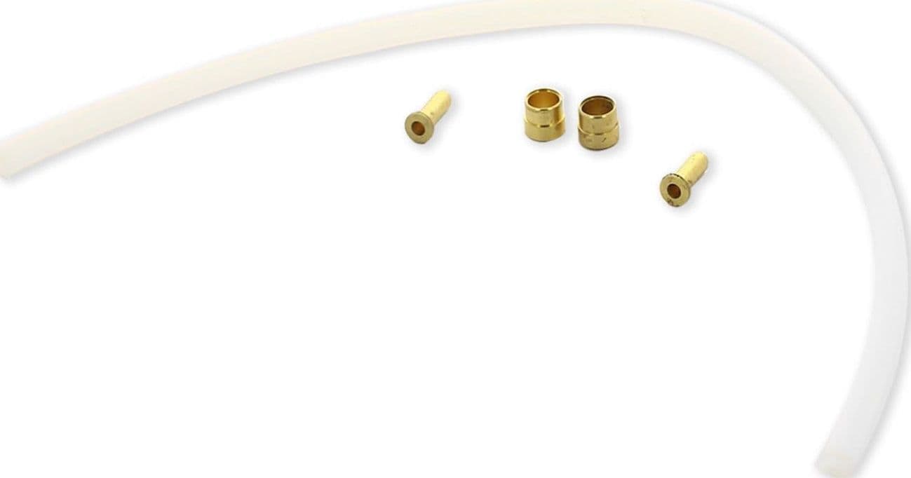 macchina caffe' Tubo ptfe - 30cm + 2 boccole 2 rinforzi Ø 4*6mm in prodotto EuroStore07 - Alatri, commercioVirtuoso.it