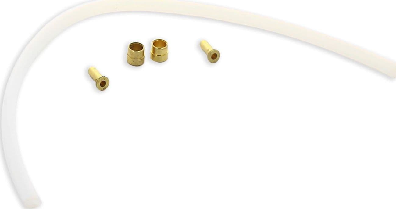 macchina caffe' Tubo ptfe - 30cm + 2 boccole 2 rinforzi Ø 4*6mm in prodotto EuroStore07 - Alatri, commercioVirtuoso.it