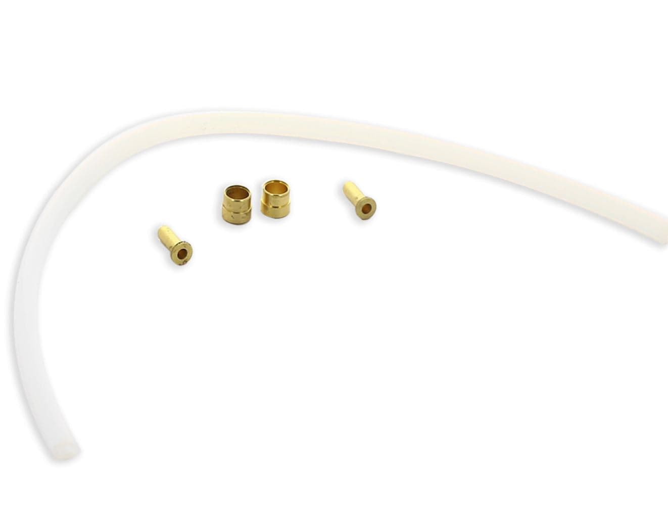 macchina caffe' Tubo ptfe - 30cm + 2 boccole 2 rinforzi Ø 4*6mm in prodotto EuroStore07 - Alatri, commercioVirtuoso.it