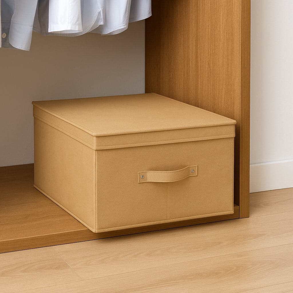 Scatole Cambio Stagione TNT Pieghevoli 48x36x19cm kit 4 pezzi Salvaspazio con Maniglie in Contenitori sottoletto Danyx - Casoria, commercioVirtuoso.it