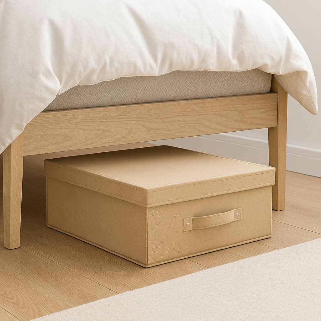 Scatole Cambio Stagione TNT Pieghevoli 50x40x15cm kit 3 pezzi Salvaspazio con Maniglie in Contenitori sottoletto Danyx - Casoria, commercioVirtuoso.it