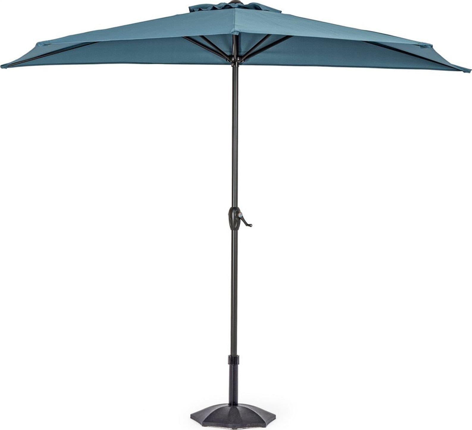 Ombrellone Mezzaluna a parete salvaspazio "Kalife" in alluminio verniciato a polvere per giardino e balcone Ø 270 cm - 15