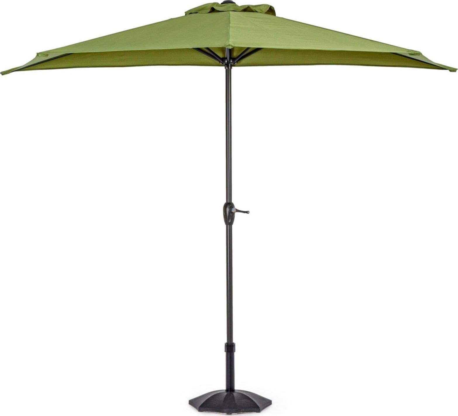 Ombrellone Mezzaluna a parete salvaspazio "Kalife" in alluminio verniciato a polvere per giardino e balcone Ø 270 cm - 16