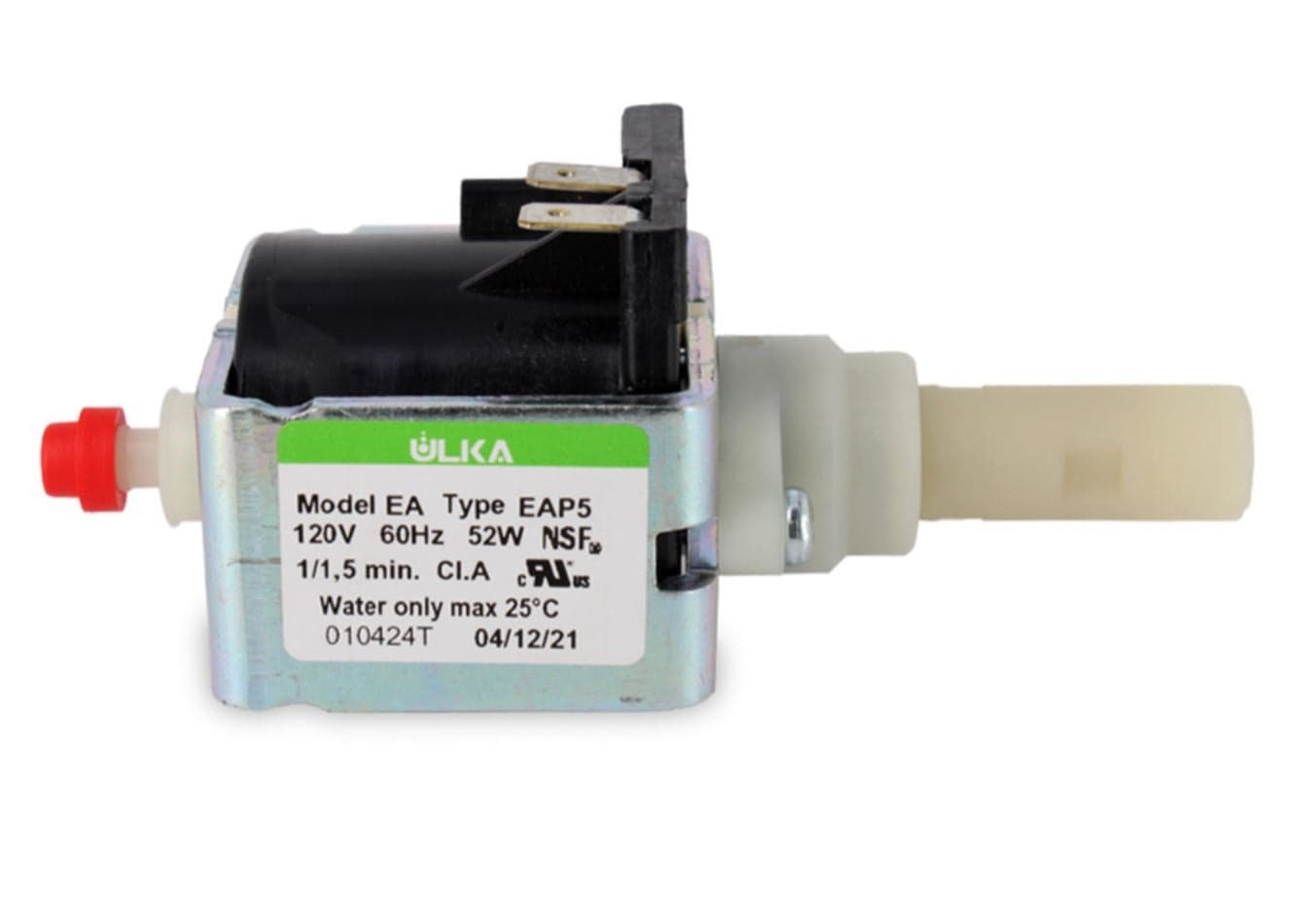 macchina caffe' Pompa Ulka EAP5 120v - 60hz - 52w - 20 bar - 1/1,5 450cc min in prodotto EuroStore07 - Alatri, commercioVirtuoso.it