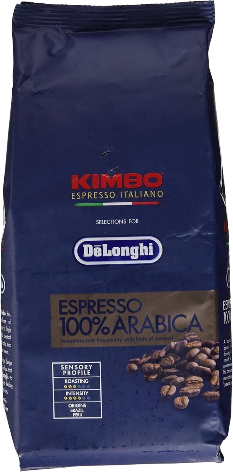 CONFEZIONE CAFFÈ ARABICA 1KG KIMBO ORIGINALE MACCHINA DA CAFFÈ DE LONGHI in prodotto EuroStore07 - Alatri, commercioVirtuoso.it