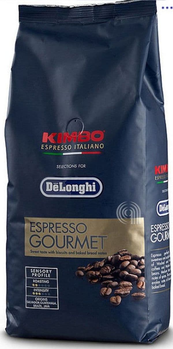 CONFEZIONE CAFFÈ - GOURMET -- 1KG KIMBO ORIGINALE MACCHINA DA CAFFÈ DE LONGHI in prodotto EuroStore07 - Alatri, commercioVirtuoso.it