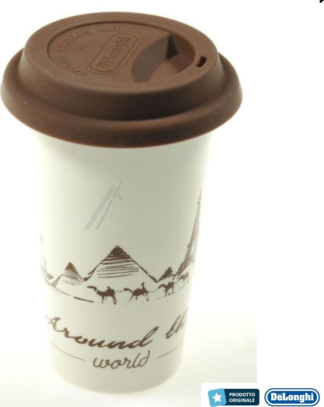 TAZZA TERMICA ORIGINALE MACCHINA DA CAFFÈ DE LONGHI 50 ml 5513281041 in prodotto EuroStore07 - Alatri, commercioVirtuoso.it
