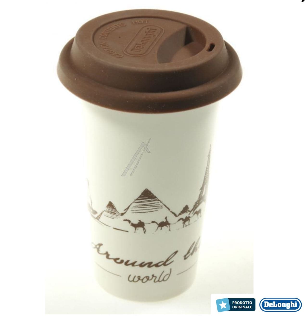 TAZZA TERMICA ORIGINALE MACCHINA DA CAFFÈ DE LONGHI 50 ml 5513281041 in prodotto EuroStore07 - Alatri, commercioVirtuoso.it