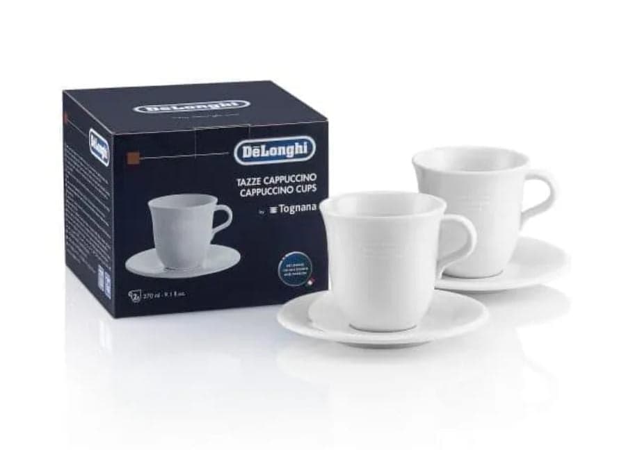 TAZZE CAPPUCCINO ORIGINALE MACCHINA DA CAFFÈ DE LONGHI 2 x 270ml. 5513283731 in prodotto EuroStore07 - Alatri, commercioVirtuoso.it