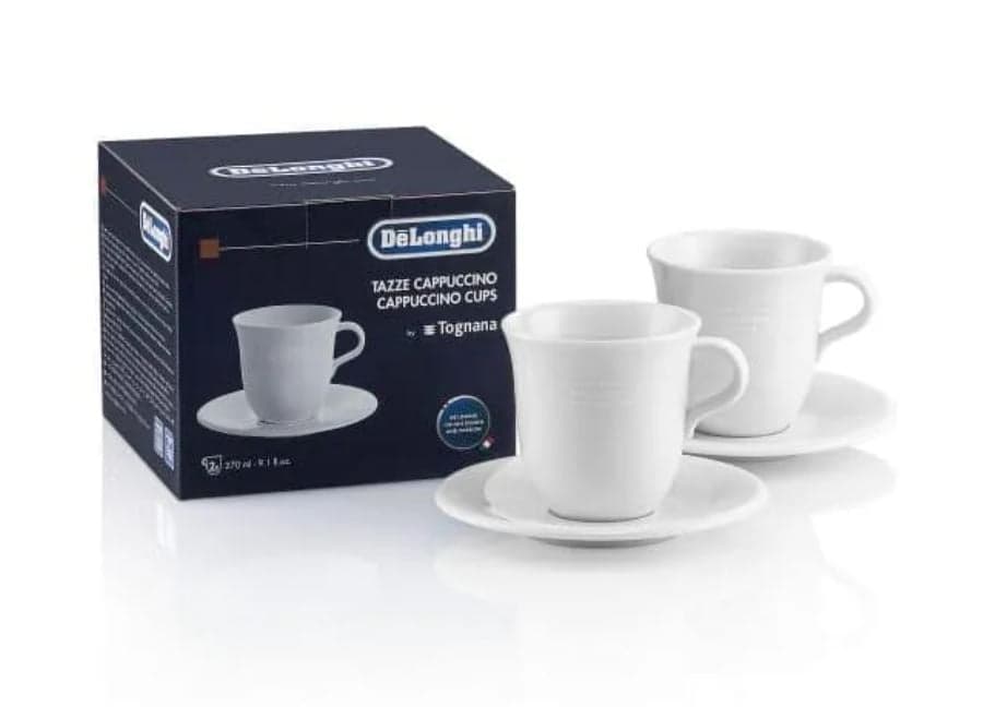 TAZZE CAPPUCCINO ORIGINALE MACCHINA DA CAFFÈ DE LONGHI 2 x 270ml. 5513283731 in prodotto EuroStore07 - Alatri, commercioVirtuoso.it