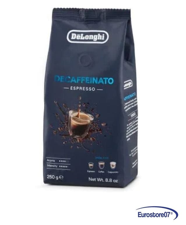 CONFEZIONE CAFFÈ DECAFFEINATO GRANI 250G ORIGINALE MACCHINA DA CAFFÈ DE LONGHI