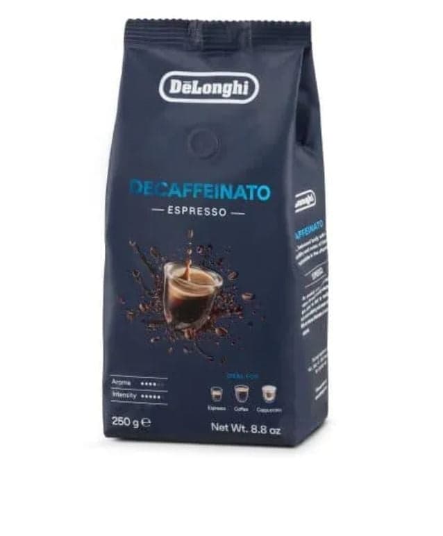CONFEZIONE CAFFÈ DECAFFEINATO GRANI 250G ORIGINALE MACCHINA DA CAFFÈ DE LONGHI in prodotto EuroStore07 - Alatri, commercioVirtuoso.it