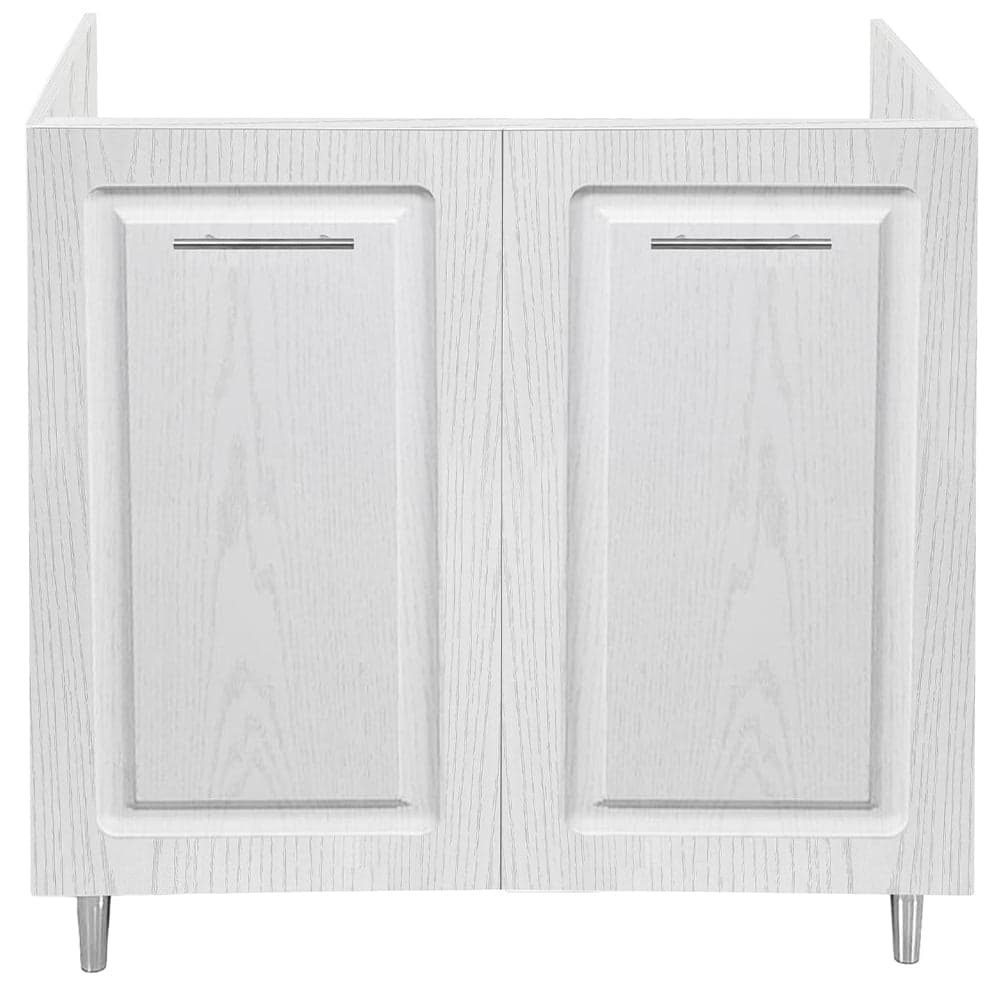 Mobile Cucina Sottolavello Componibile in Legno Bianco Frass. Classico 2 Ante 80cm in Moduli componibili Danyx - Casoria, commercioVirtuoso.it