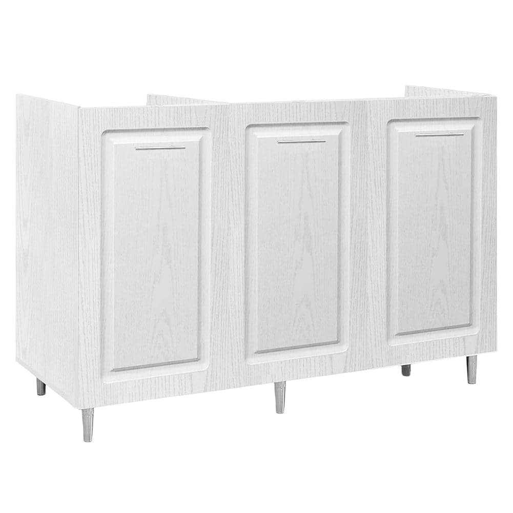 Mobile Cucina Sottolavello Componibile in Legno Bianco Frass. Classico 3 Ante 120cm in Moduli componibili Danyx - Casoria, commercioVirtuoso.it