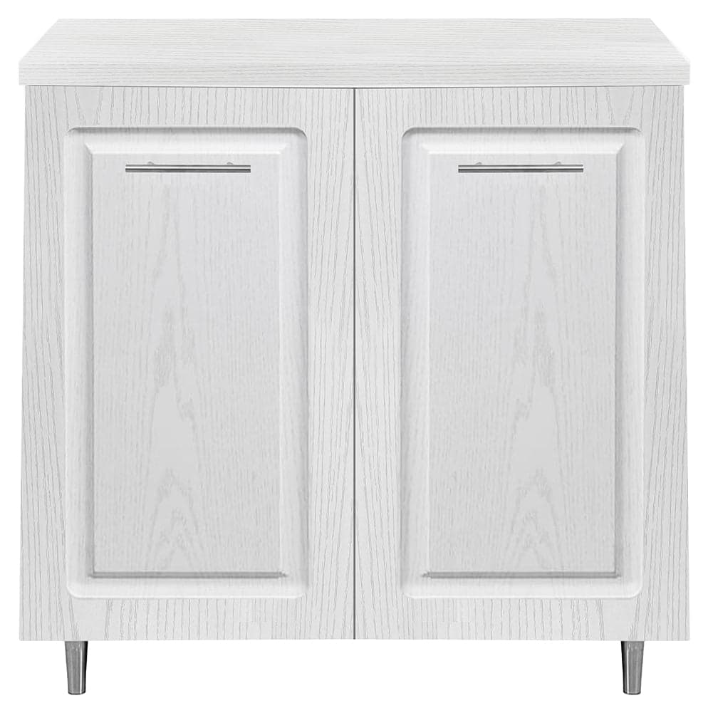 Mobile Cucina Base 2 Ante Componibile in Legno Bianco Frass. Classico 80x50 H85cm in Mobili a terra Danyx - Casoria, commercioVirtuoso.it