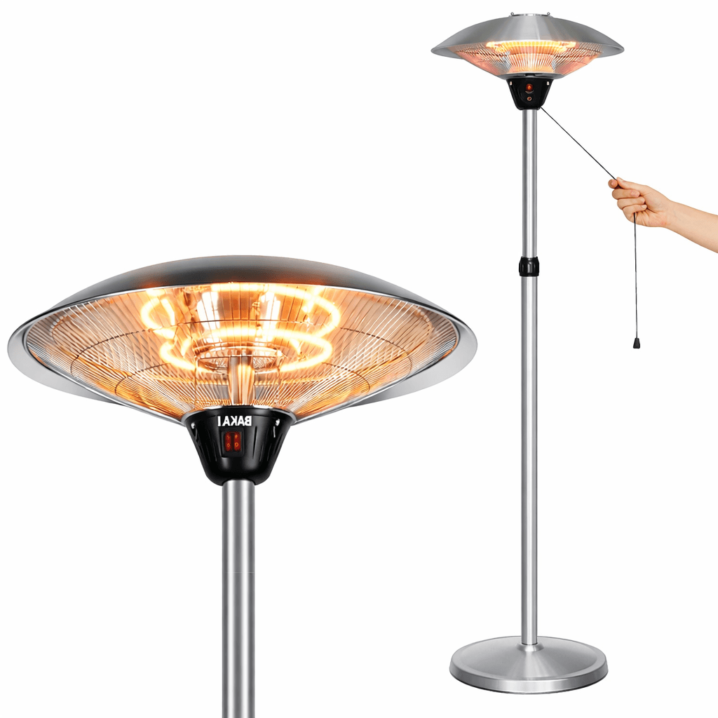 Stufa a Carbonio Patio Infrarossi Fungo Esterno 2000W Lampada Piantana IP34 in Riscaldamenti da esterno Danyx - Casoria, commercioVirtuoso.it