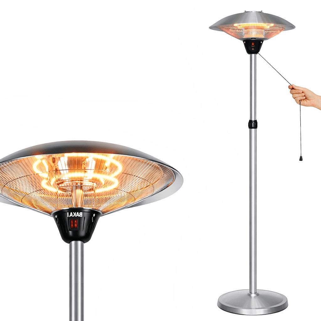 Stufa a Carbonio Patio Infrarossi Fungo Esterno 2000W Lampada Piantana IP34 in Riscaldamenti da esterno Danyx - Casoria, commercioVirtuoso.it