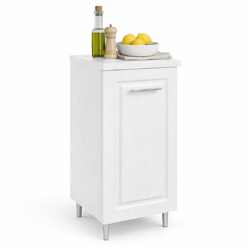 Mobile Cucina Componibile Base 1 Anta Bianco Frass. Classico 40x50 H 85 cm in Moduli componibili Danyx - Casoria, commercioVirtuoso.it