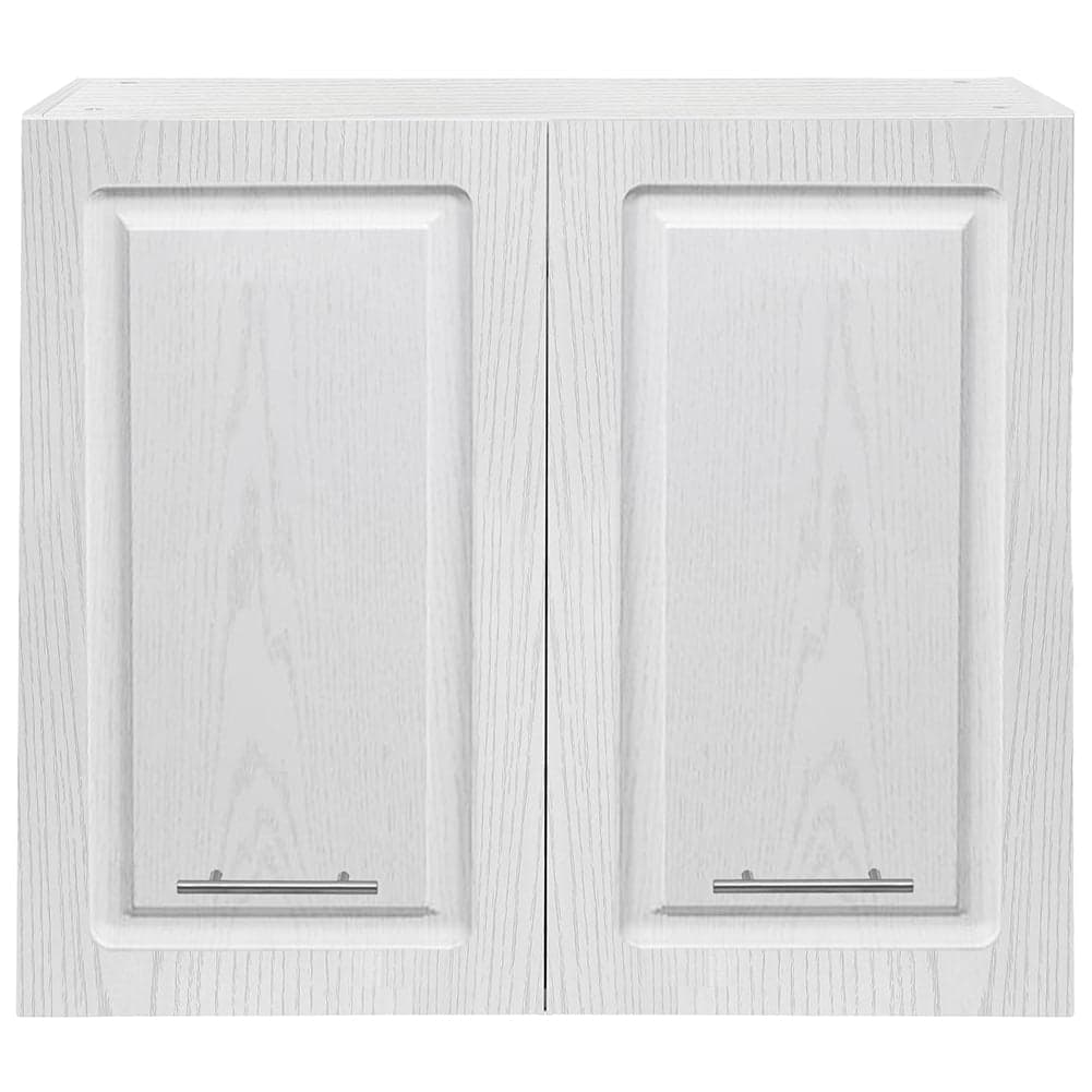 Mobile Cucina Pensile 2Ante Componibile in Legno Bianco Frass. Classico 80x32 H72cm in Mobili a muro Danyx - Casoria, commercioVirtuoso.it
